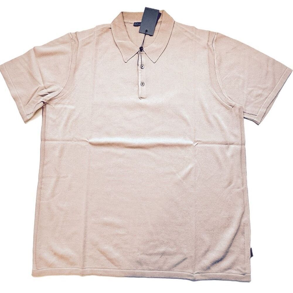 NWT John Varvatos Canon polo in worn mauve color Size XL - Picture 3 of 9